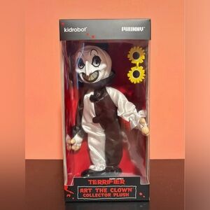 NIB Kidrobot Phunny Damien Leone’s Terrifier 2 Art the Clown Collector Plush